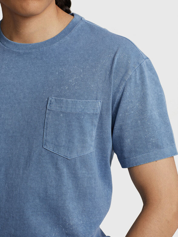 Cotton T-shirt with pocket - 4
