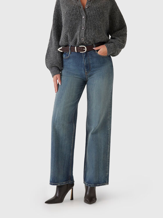 Дънки CLAIR с избелен ефект - 1