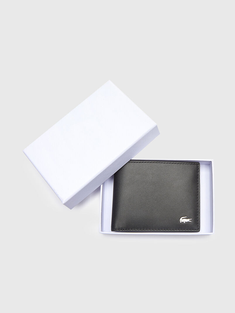 Navy leather wallet - 3