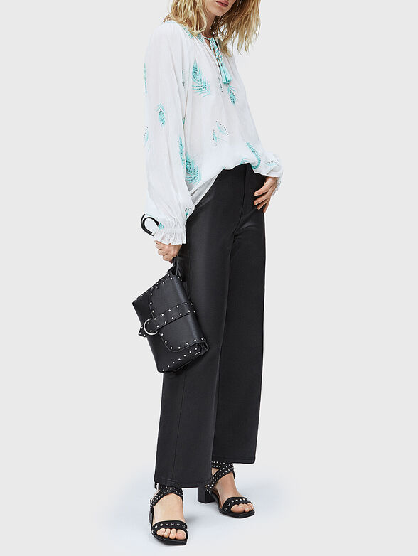 ZOE blouse with long sleeve and art details - 2