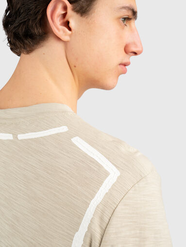 Cotton T-shirt with graphic print - 4