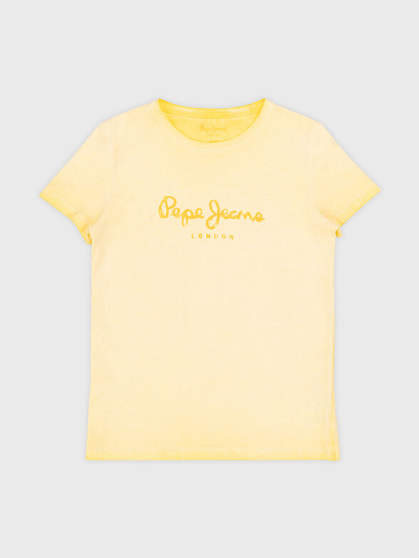 Yellow logo T-shirt  - 1