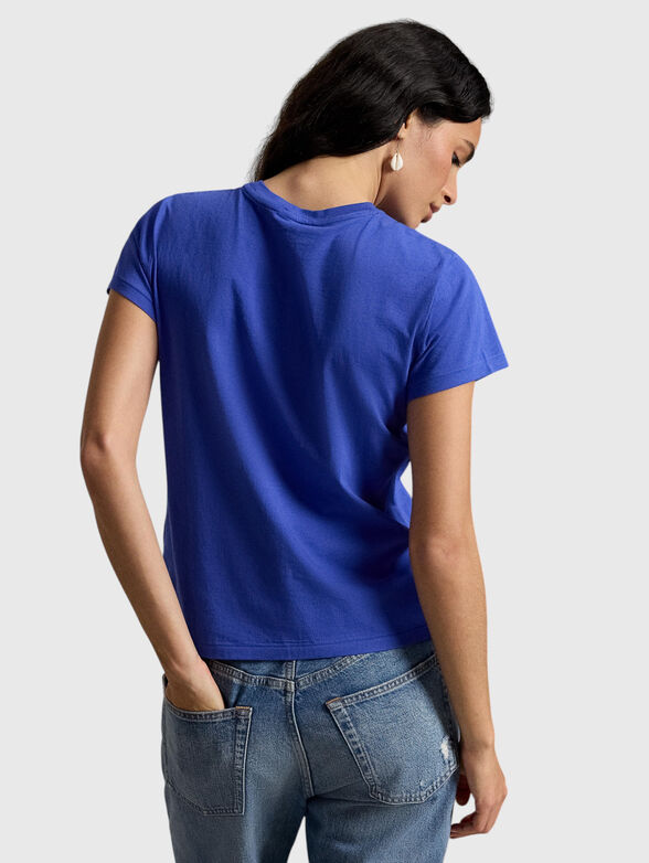 Cotton T-shirt with embroidered logo  - 3