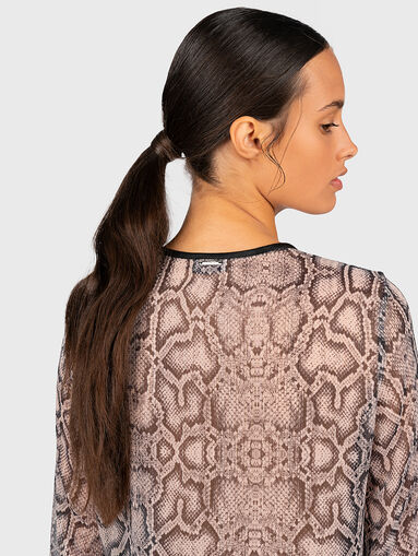 Blouse with animal print - 5
