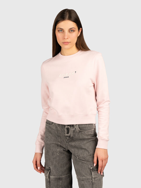 Sweatshirt with logo embroidery - 1