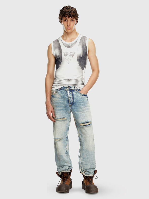 PR-T-LIFTY-TOF tank top with print - 1