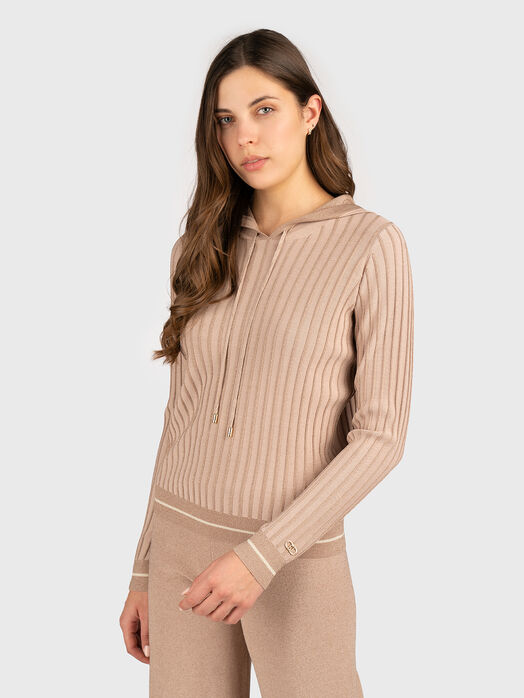 Sweatshirt with hood and logo