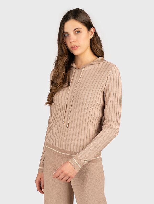 Sweatshirt with hood and logo - 1