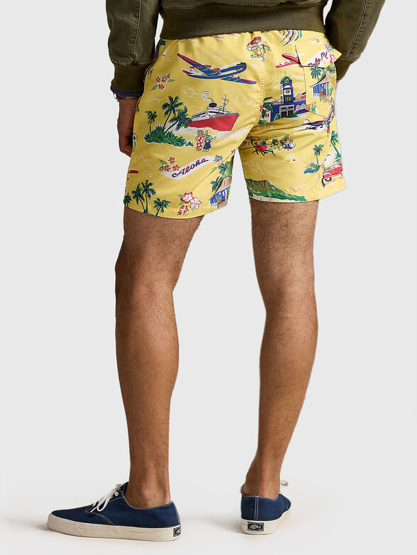 Beach shorts with multicolor print - 2