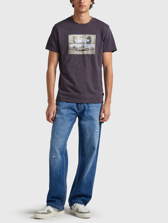 KALEM cotton T-shirt with print - 2