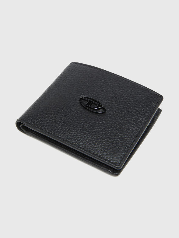 Genuine leather wallet with logo - 4
