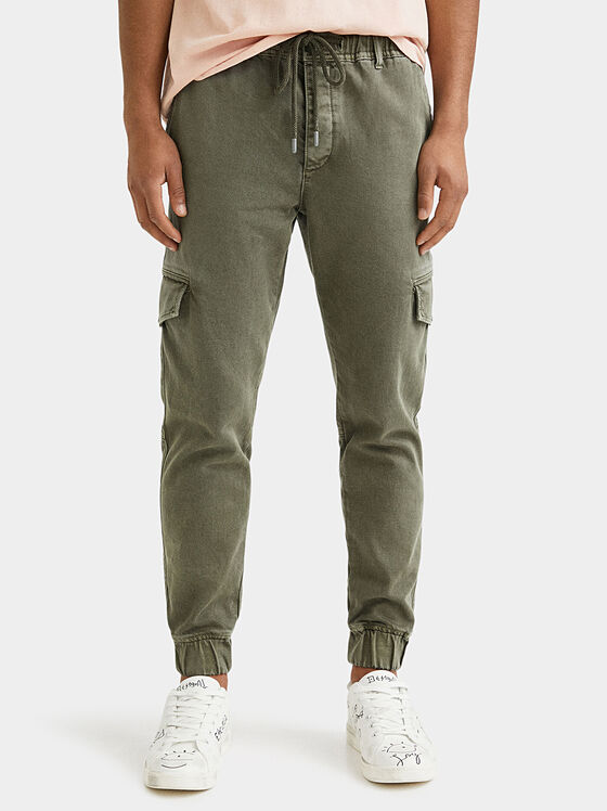 Зелен карго панталон MANUEL - 1
