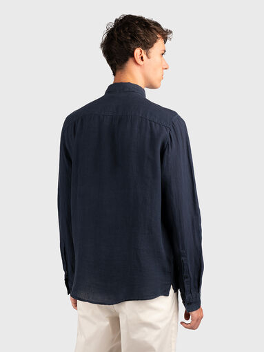 ERMANN long sleeved linen shirt - 3