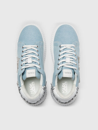 KREEPER LO sneakers with denim texture - 5