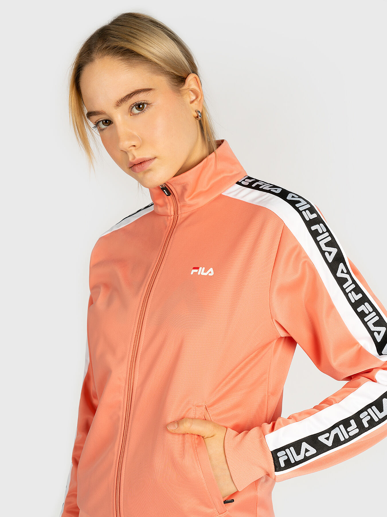Fila sweatshirt orange clearance