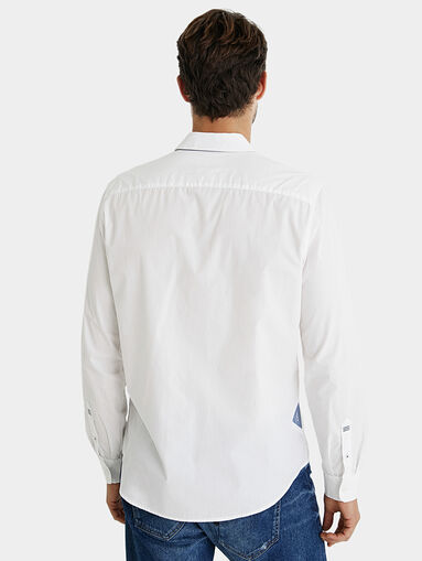 ADELINO Shirt with contrasting print - 4