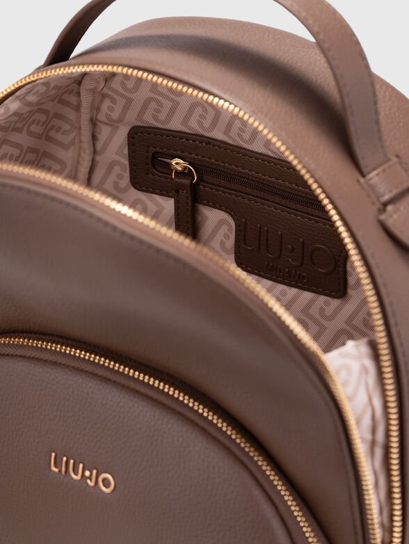 Beige backpack - 4