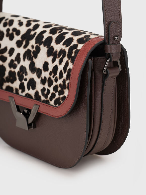 Crossbody bag with animal print - 5