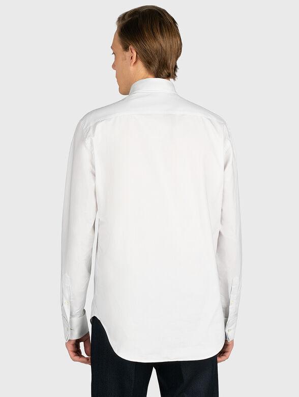 White shirt with hidden fastening - 3
