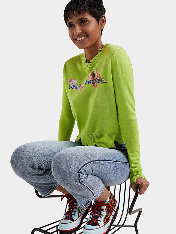 JULIA green sweater  - 6