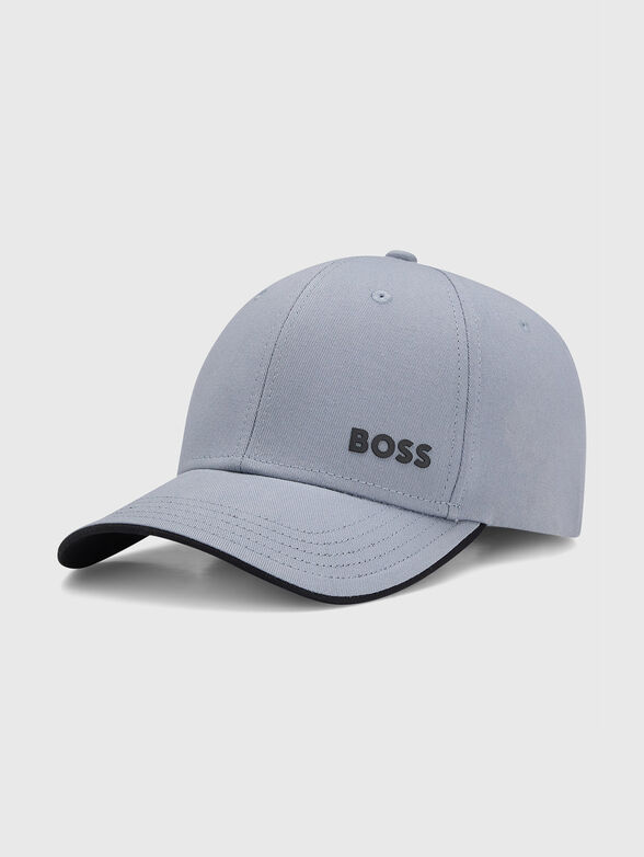 Beige baseball cap with logo - 1