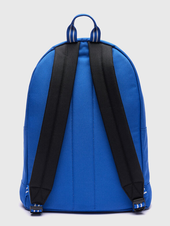 Blue backpack with contrasting logo - 3