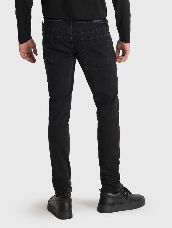 OZZY slim fit jeans in black color - 2
