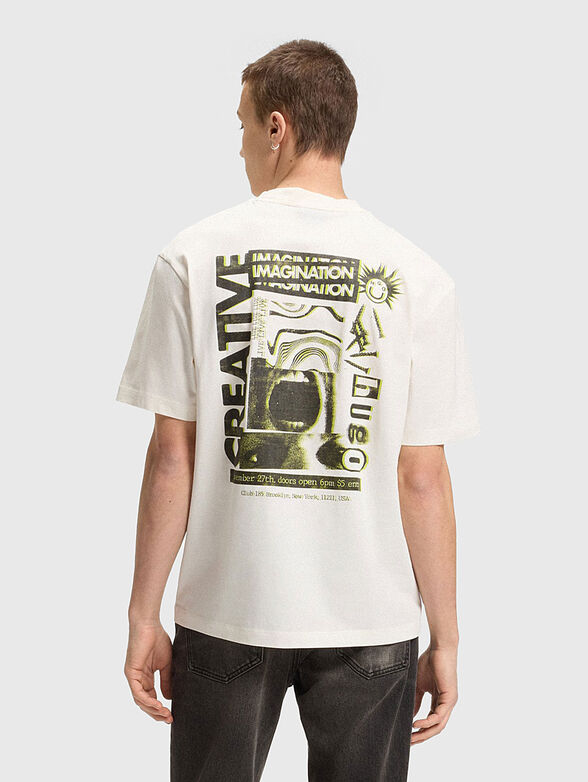 Printed T-shirt with oval neckline - 2