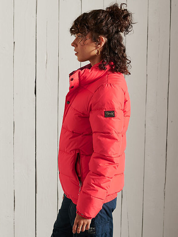 Puffer jacket with logo detail on the sleeve - 5