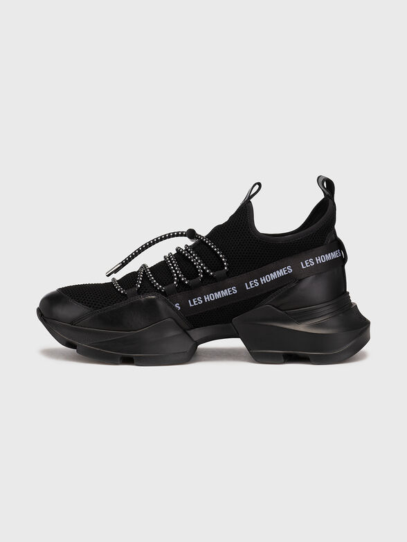 Black sneakers with metal details - 4