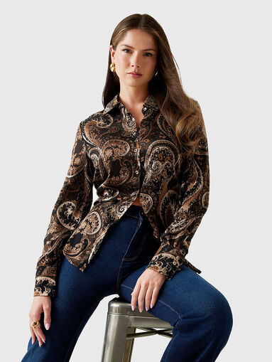 CLARISSE paisley print shirt - 5