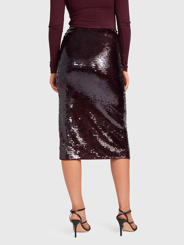 Midi skirt with sequins - 2