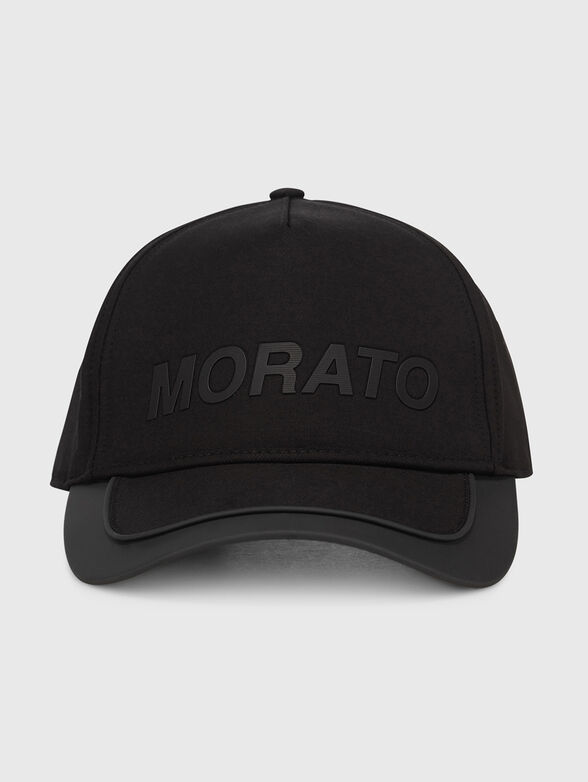 Logo-print black cap  - 1
