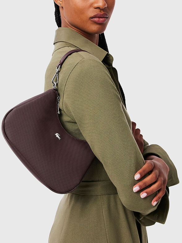 Small shoulder bag with saffiano effect - 2