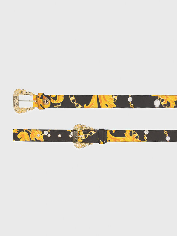 Monogram-print belt - 1