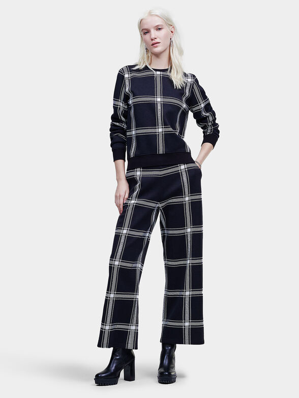 KARL CHECK Trousers - 2