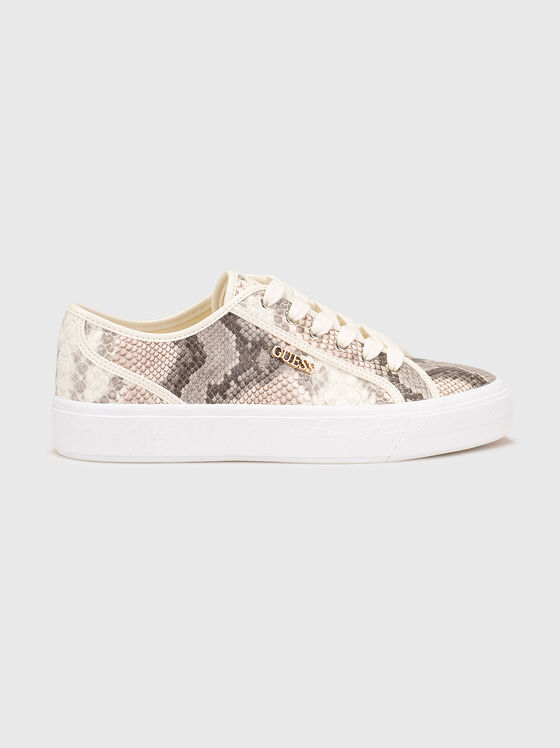 Animal print sneakers - 1