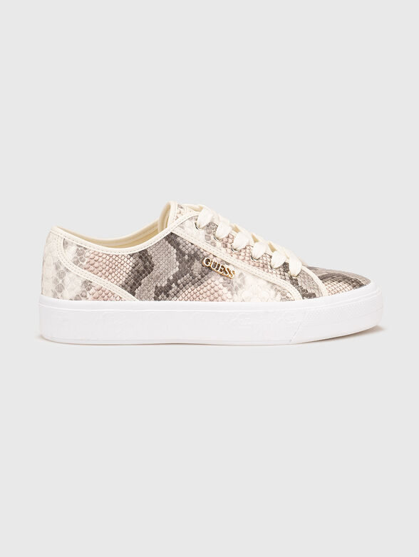 Animal print sneakers - 1
