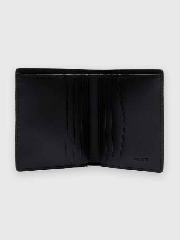 Leather wallet with logo detail - 2