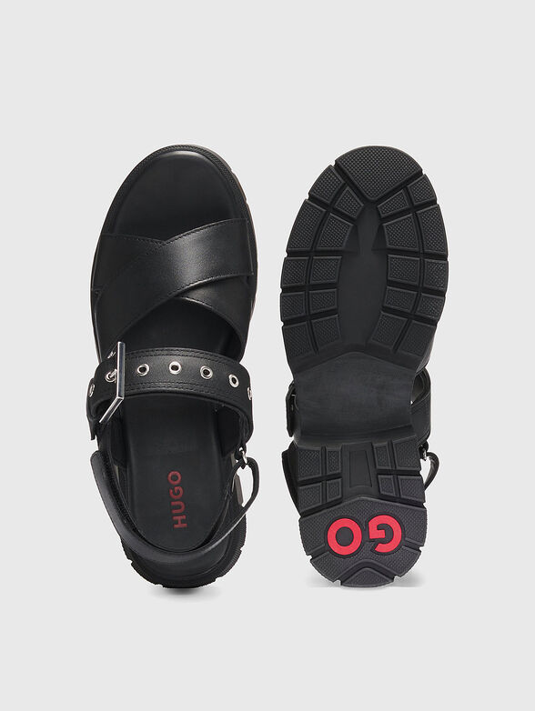 KRIS leather sandals - 5