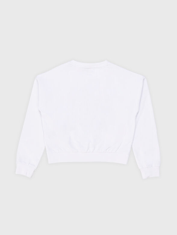 Cotton sweatshirt with sequins - 2