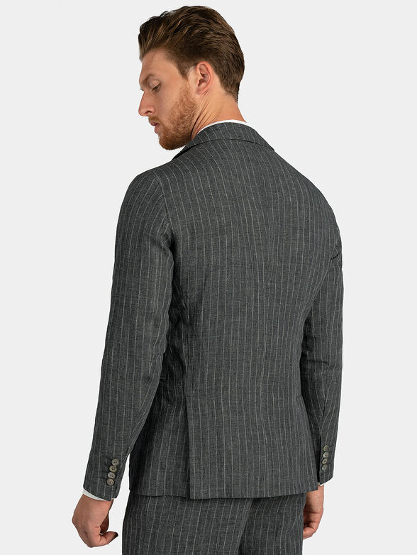 Linen grey jacket - 3