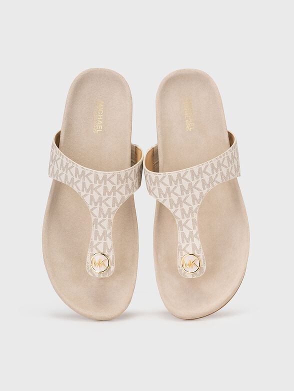 LUCINDA slippers with monogram logo - 6