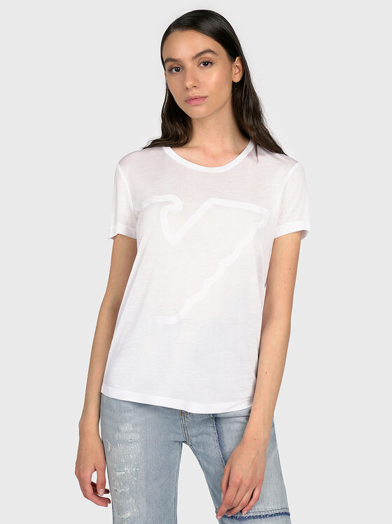 Тениска в бял цвят - 1
