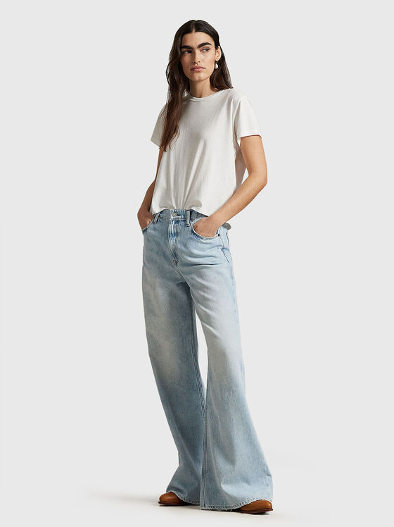 High waisted wide leg jeans - 1