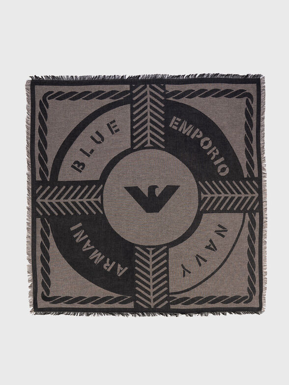 Woven scarf with logo - 2