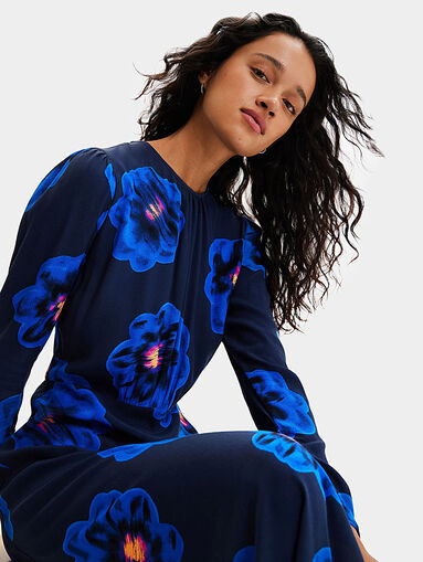 MERCEDES dress with floral motifs - 5