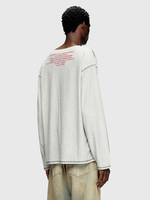 T-JERRY-B blouse with long sleeves and accent print - 3