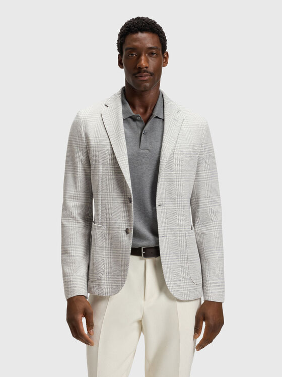 Кариран слим блейзър - 1