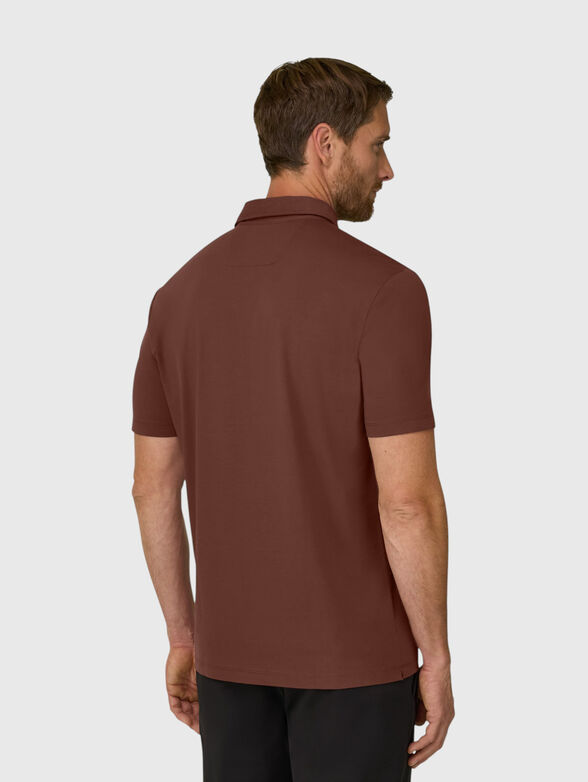 Cotton-blend polo shirt - 3
